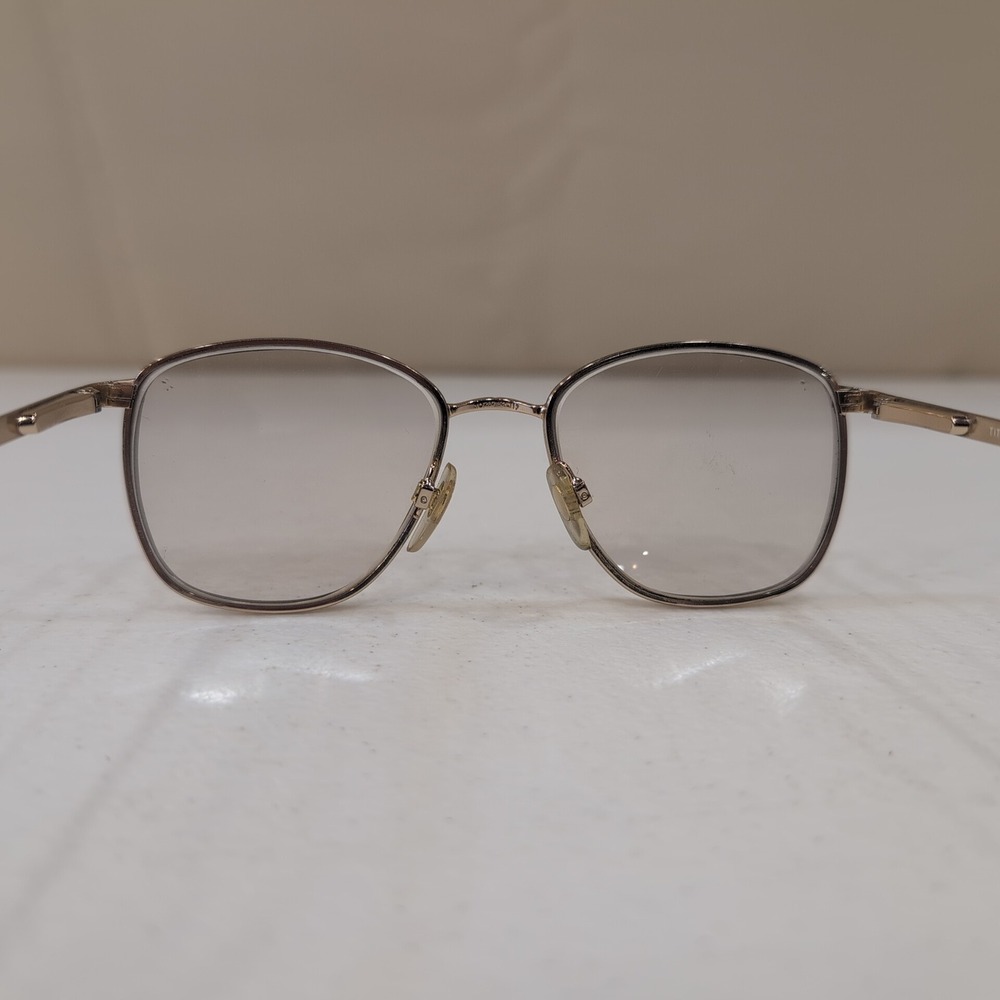 Vintage Titmus TOR Z87 Eyeglasses Frames Tortoise Gold Tone Classic Style Safety - Picture 4 of 7